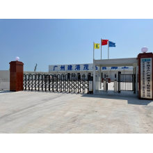 New Design Automatic Gate Electric Retractable Sliding Gates with LED Screen Customized Factory Main Gate Aluminum Alloy Gate